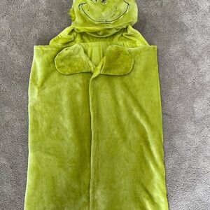 Kids Grinch Bath Wrap
